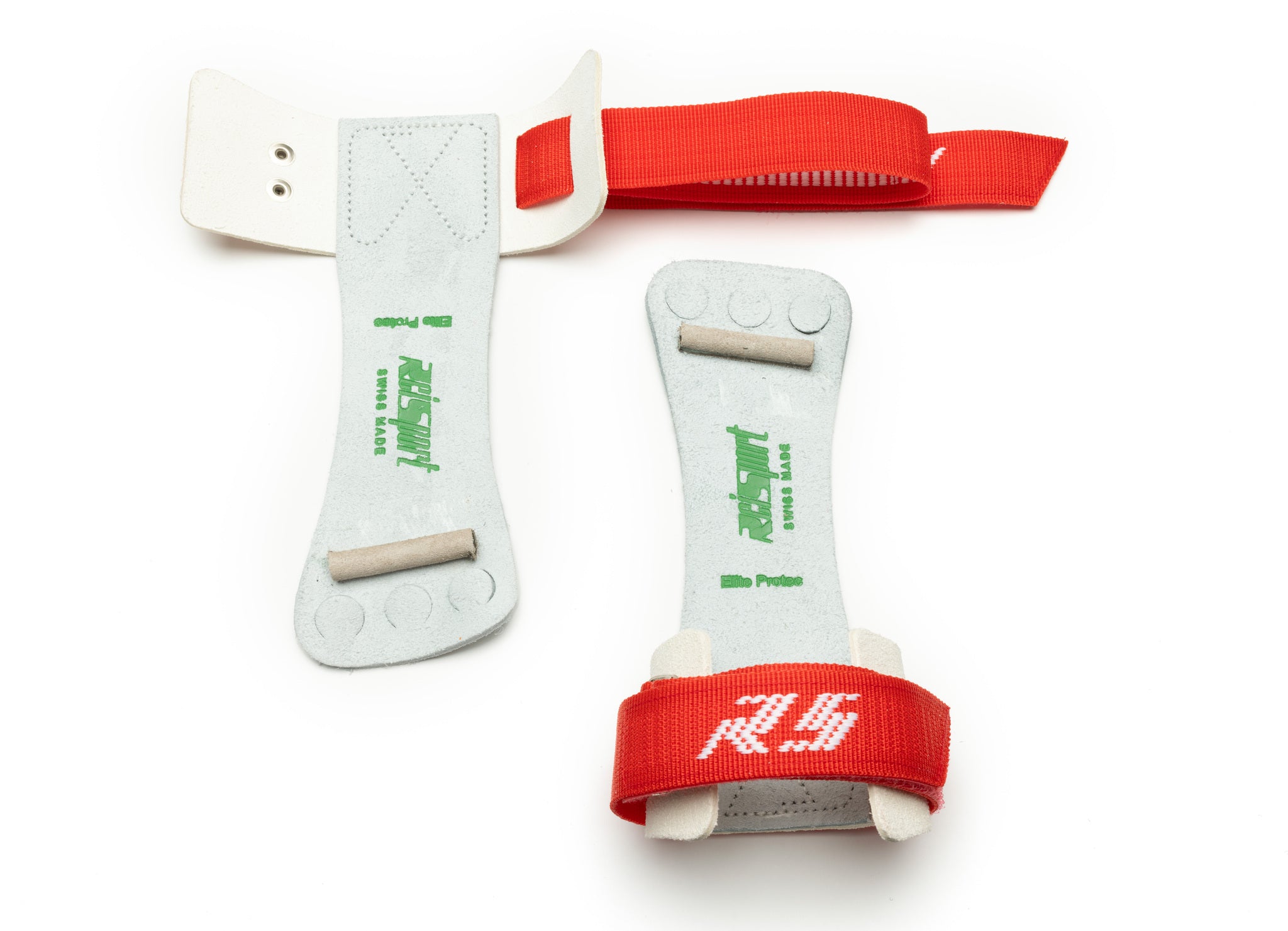 Reisport® Men's Elite Protec High Bar Grips open and closed