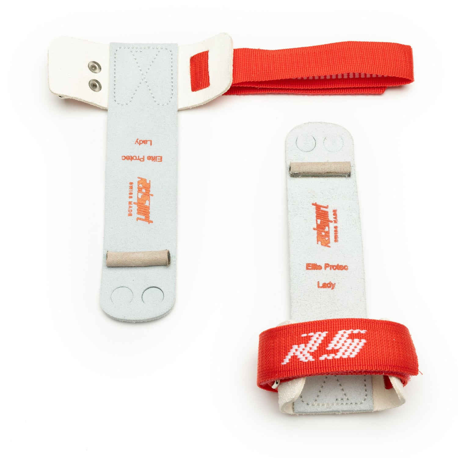 Reisport® Women's Elite Protec Uneven Bar Grips open and closed