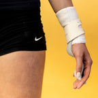 Reisport® Women's Hyper Protec Uneven Bar Grips on hands