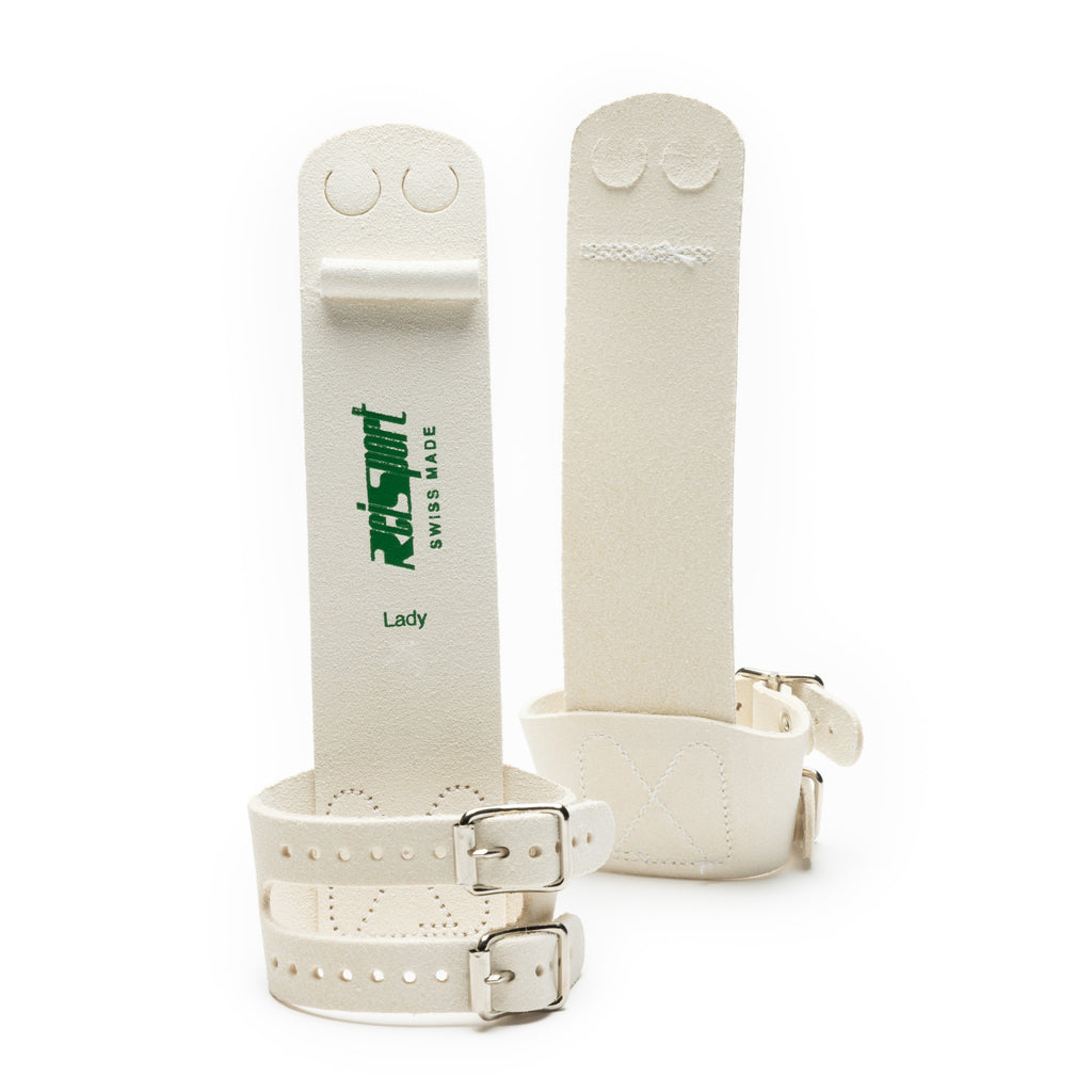Reisport® Women's Uneven Bar Grips - Double Buckle front and back