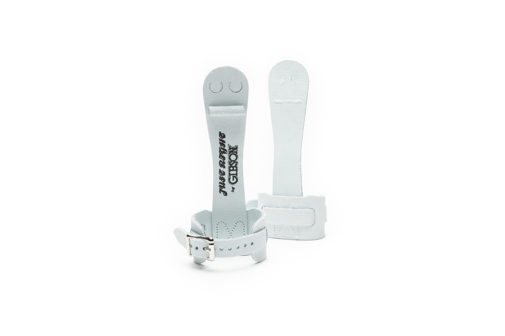 Gibson Just Right Uneven Bar single buckle grips on white background