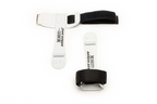 Gibson Just Right Uneven Bar hook-and-loop grips on white background