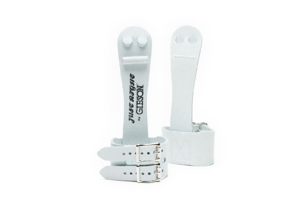 Gibson Just Right Uneven Bar double buckle grips on white background