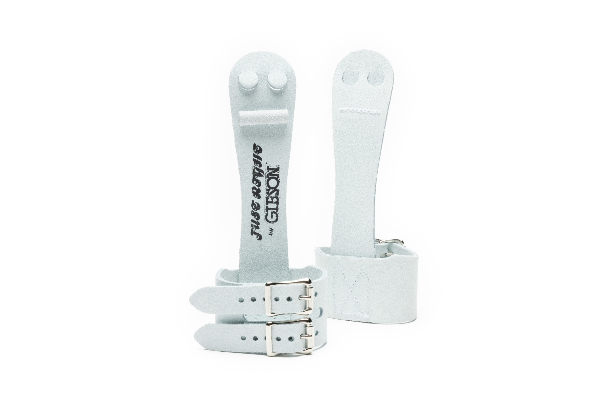 Gibson Just Right Uneven Bar double buckle grips on white background