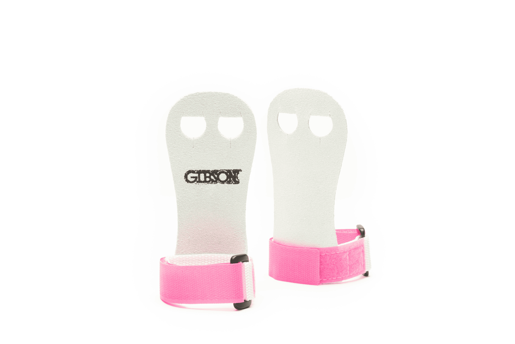 Pink Gibson Rainbow grips on white background