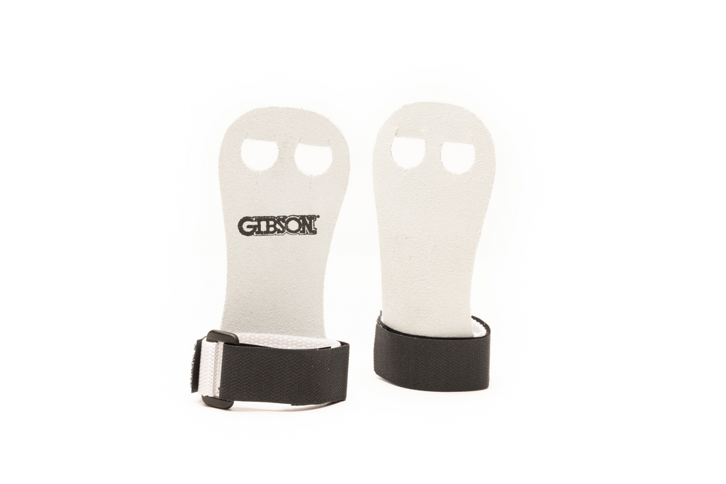 Black Gibson Rainbow grips on white background