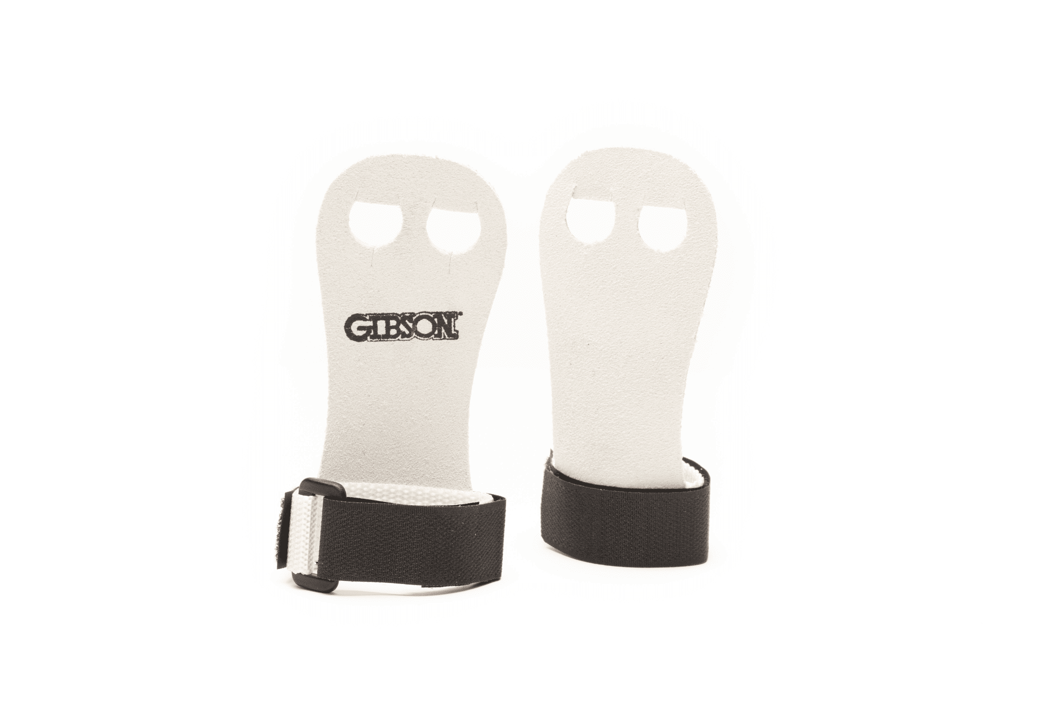 Black Gibson Rainbow grips on white background