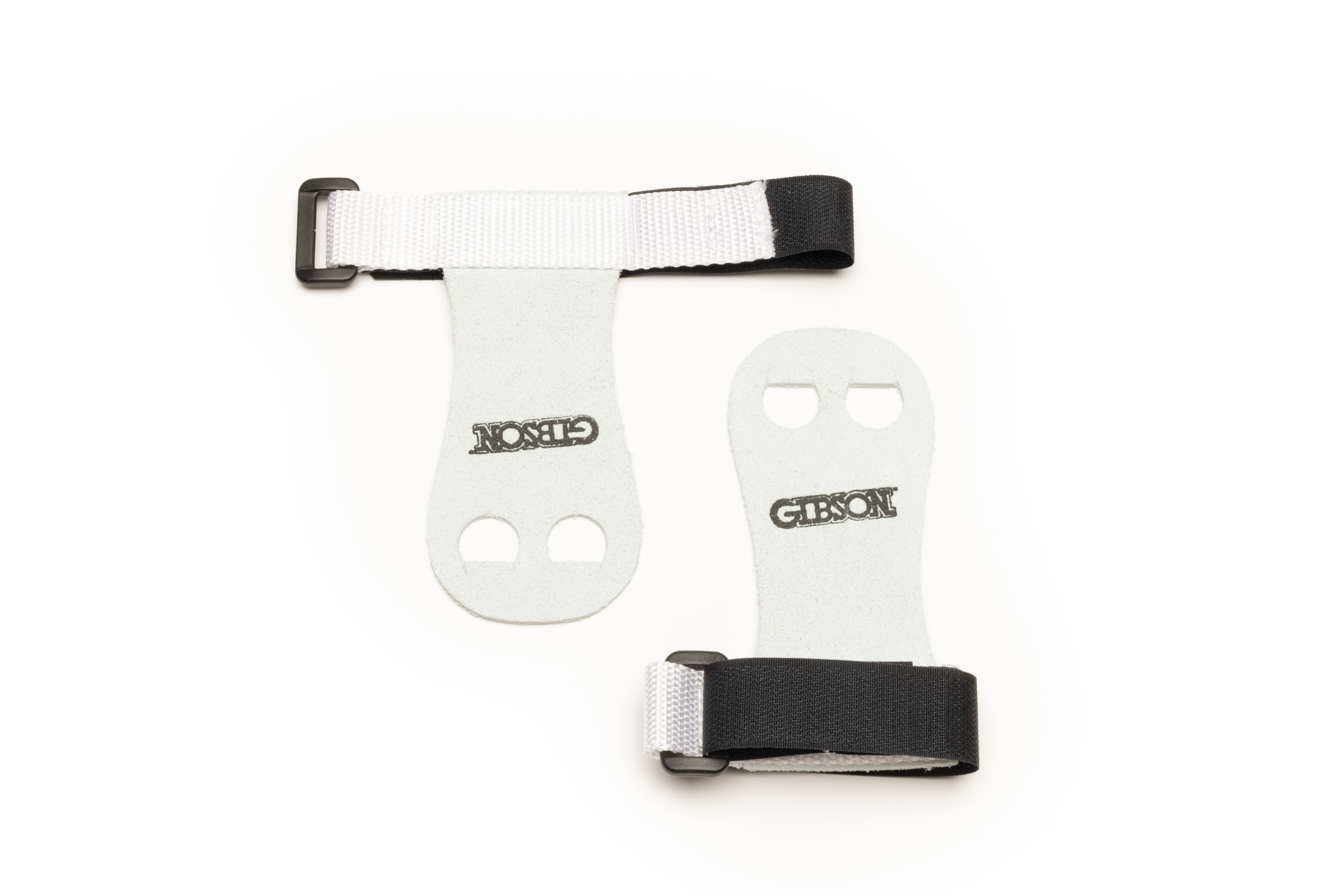Black Gibson Rainbow grips on white background