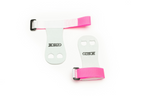 Pink Gibson Rainbow grips on white background