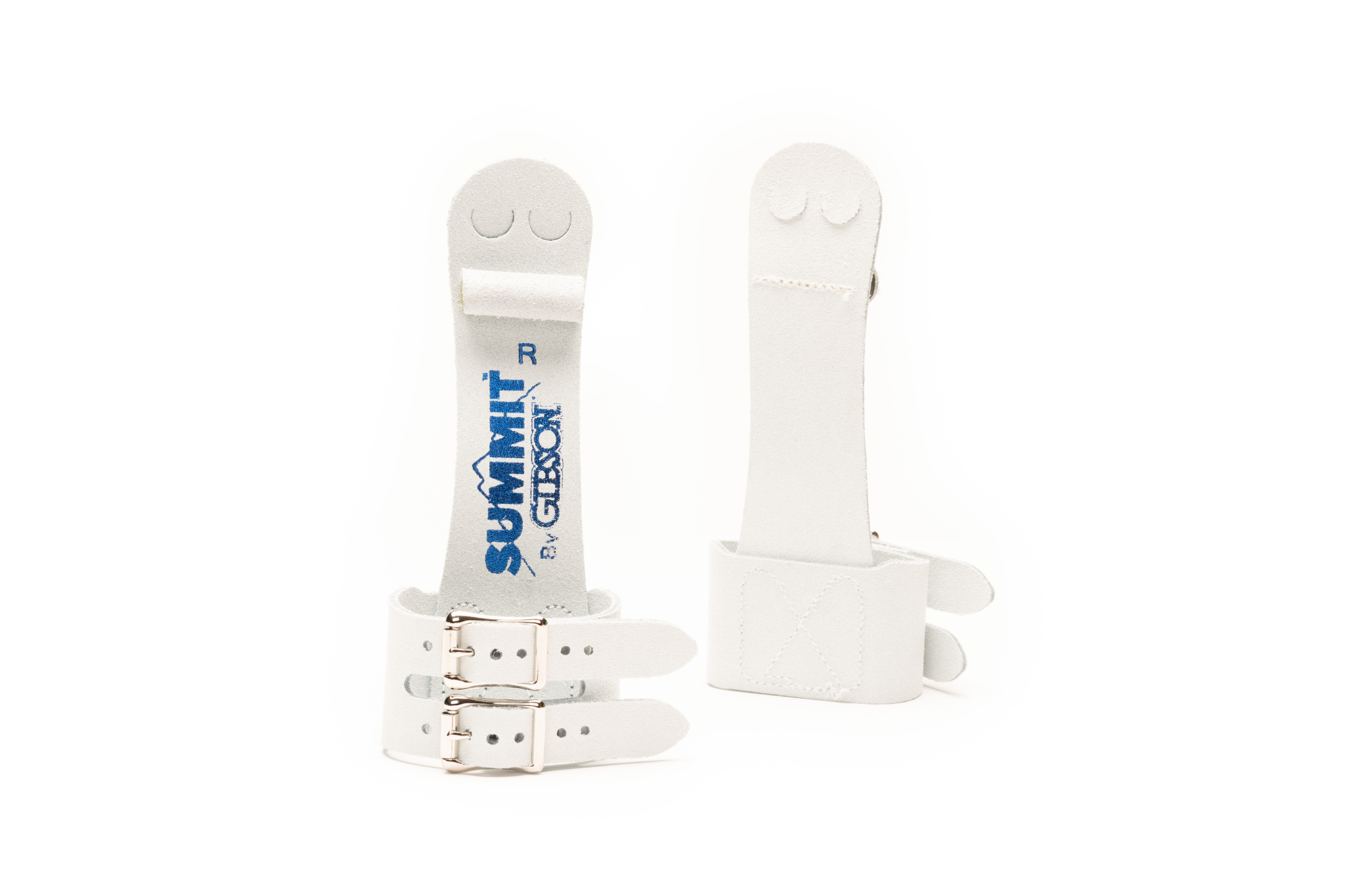 Gibson Summit Ring double buckle grips on white background