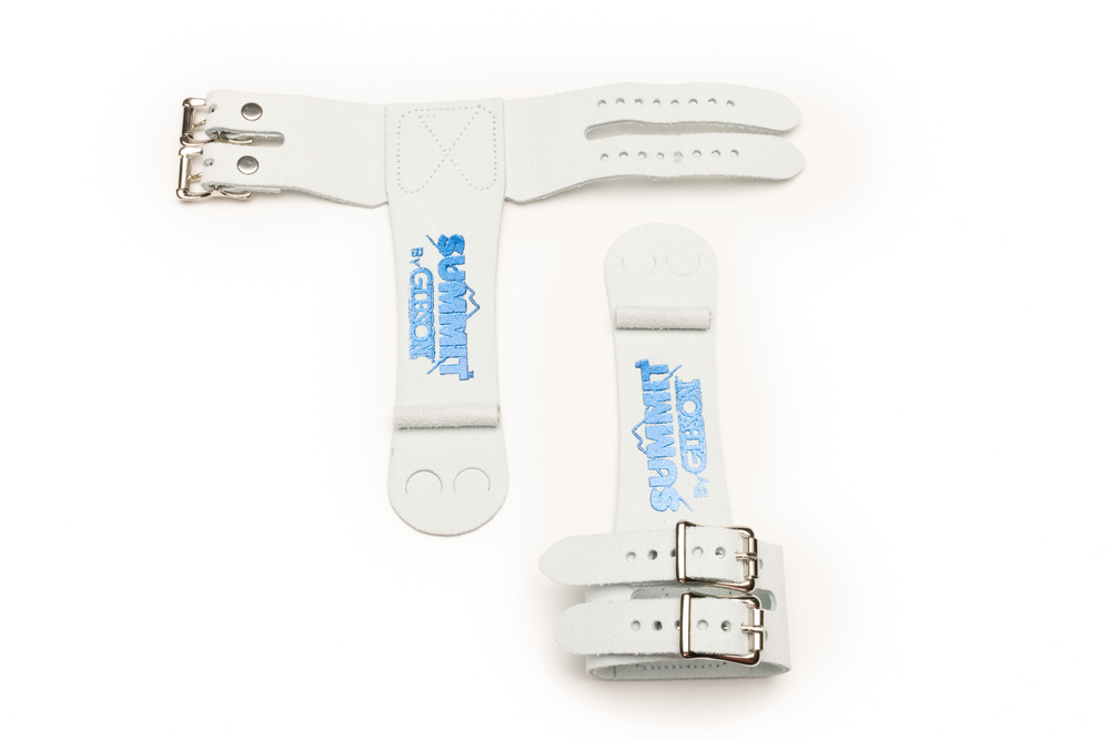 
                  
                    Load image into Gallery viewer, Gibson Summit Uneven Bar double buckle grips on white background
                  
                