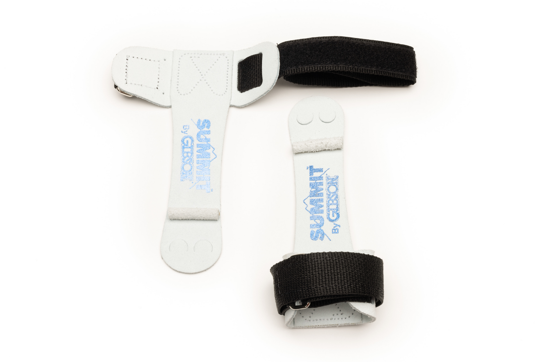 Gibson Summit Uneven Bar hook-and-loop grips on white background